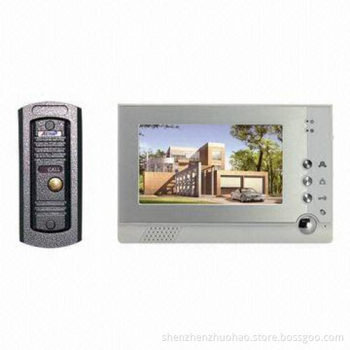 2013 hot sales wired video intercom doorphone with take photo function